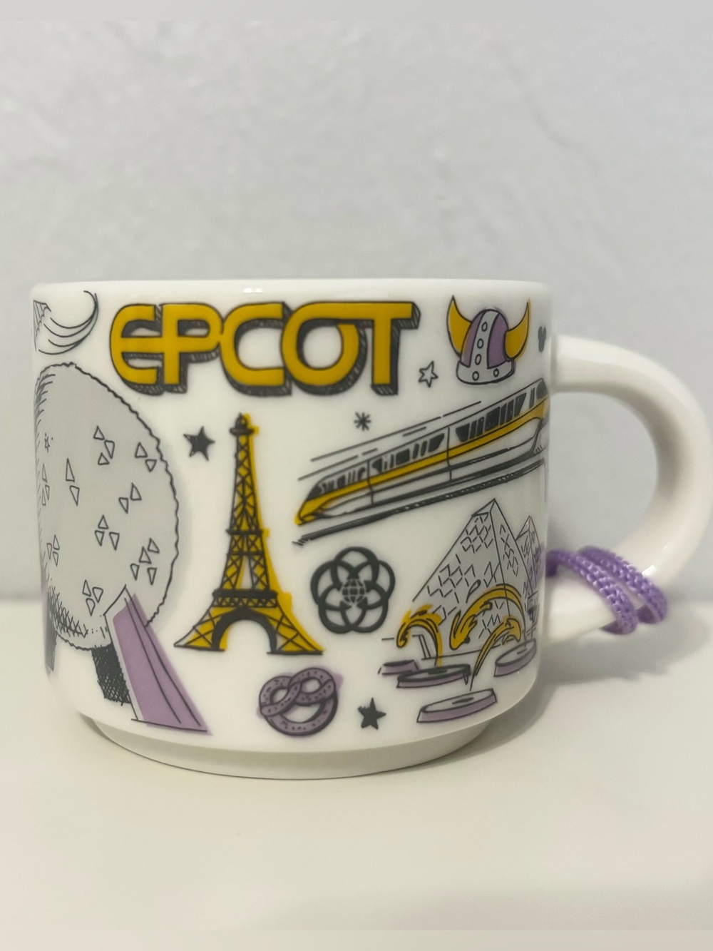 Starbucks Disney Parks Epcot Been There Series Pin Drop Collection 2 Oz Mini Mug